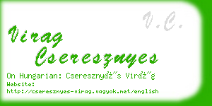 virag cseresznyes business card